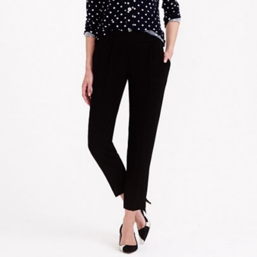 black J. crew curator pants size 2 women